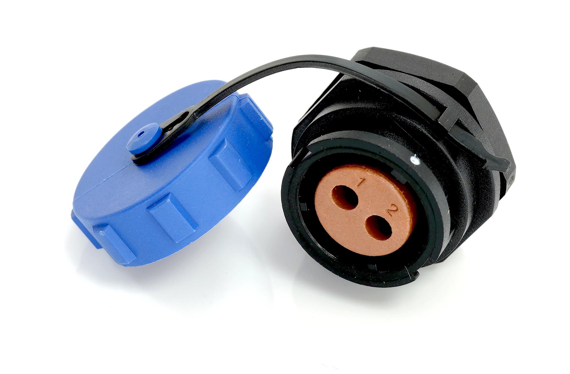 MP007675 CIRCULAR CONN, RCPT, 2POS, PANEL MULTICOMP PRO