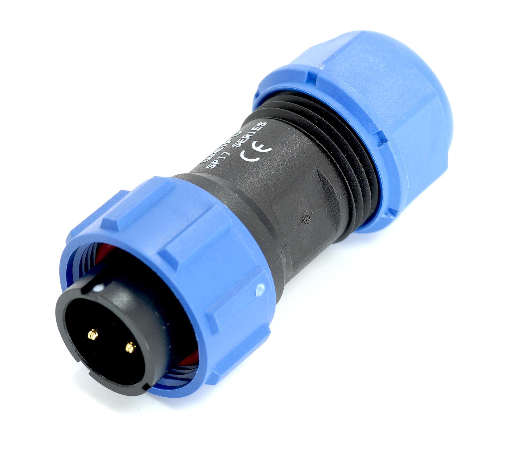 MP007538 CIRCULAR CONN, PLUG, 2POS, CABLE MULTICOMP PRO