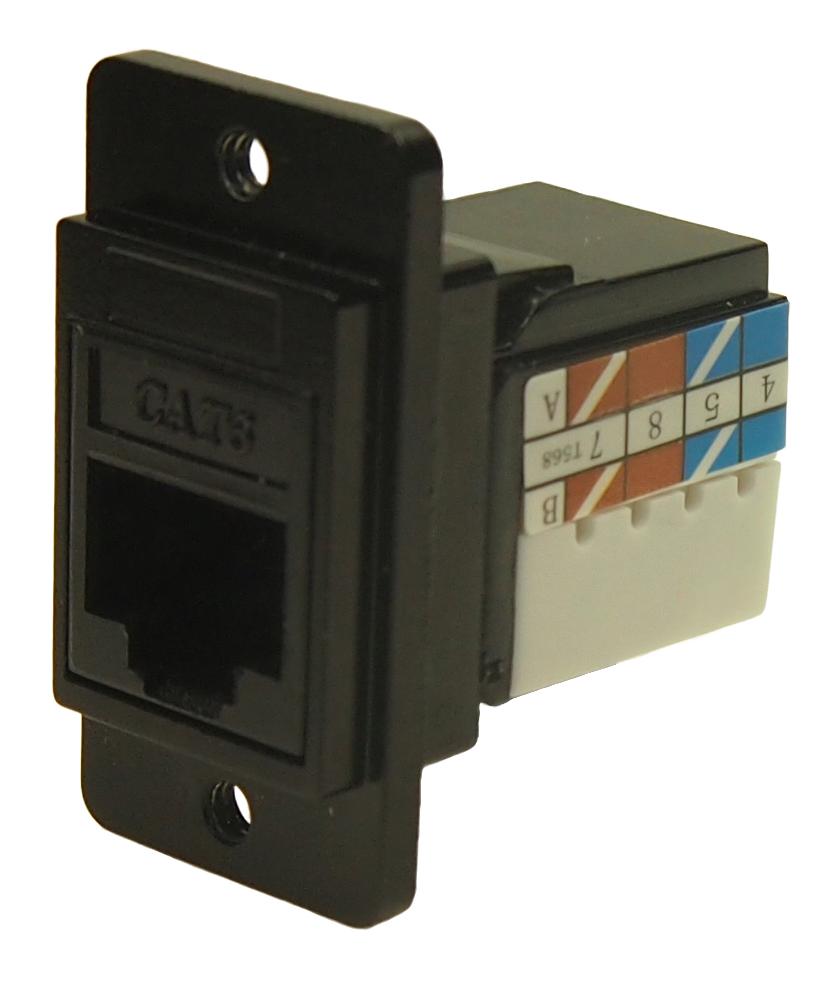 CP30727MB3 ADAPTR, RJ45 JACK-JACK, 8P8C, CAT6 CLIFF ELECTRONIC COMPONENTS