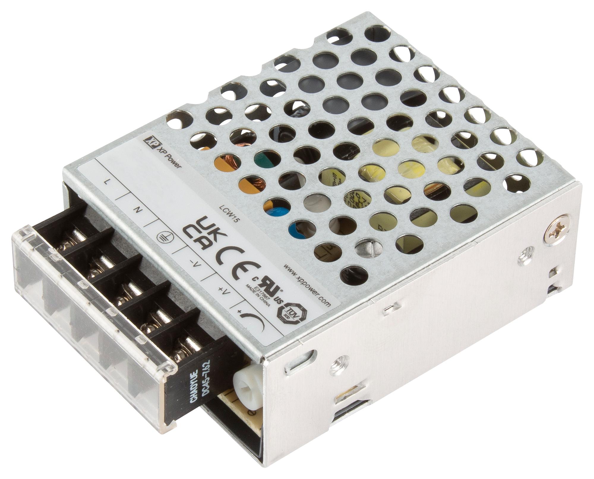 LCW15US24 POWER SUPPLY, AC-DC, 24V, 0.625A XP POWER