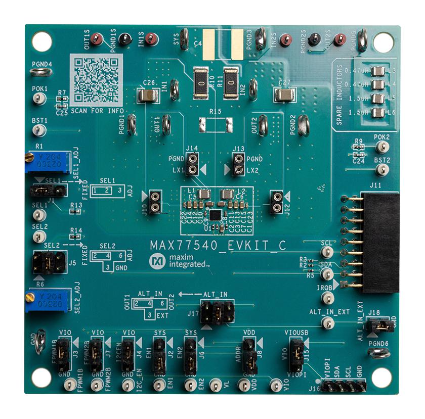 MAX77540EVKIT# EVAL KIT, BUCK REGULATOR MAXIM INTEGRATED / ANALOG DEVICES