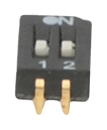 IKH0203000 DIP SWITCH, 2POS, 0.025A, 24VDC, SMD APEM