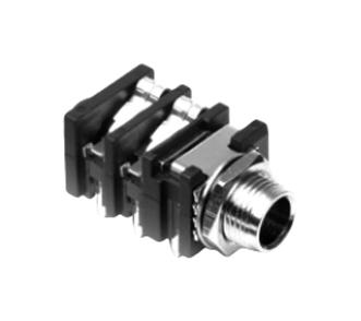 ACJMMHOM 1/4" MONO JACK, 3POS, PCB AMPHENOL SINE/TUCHEL