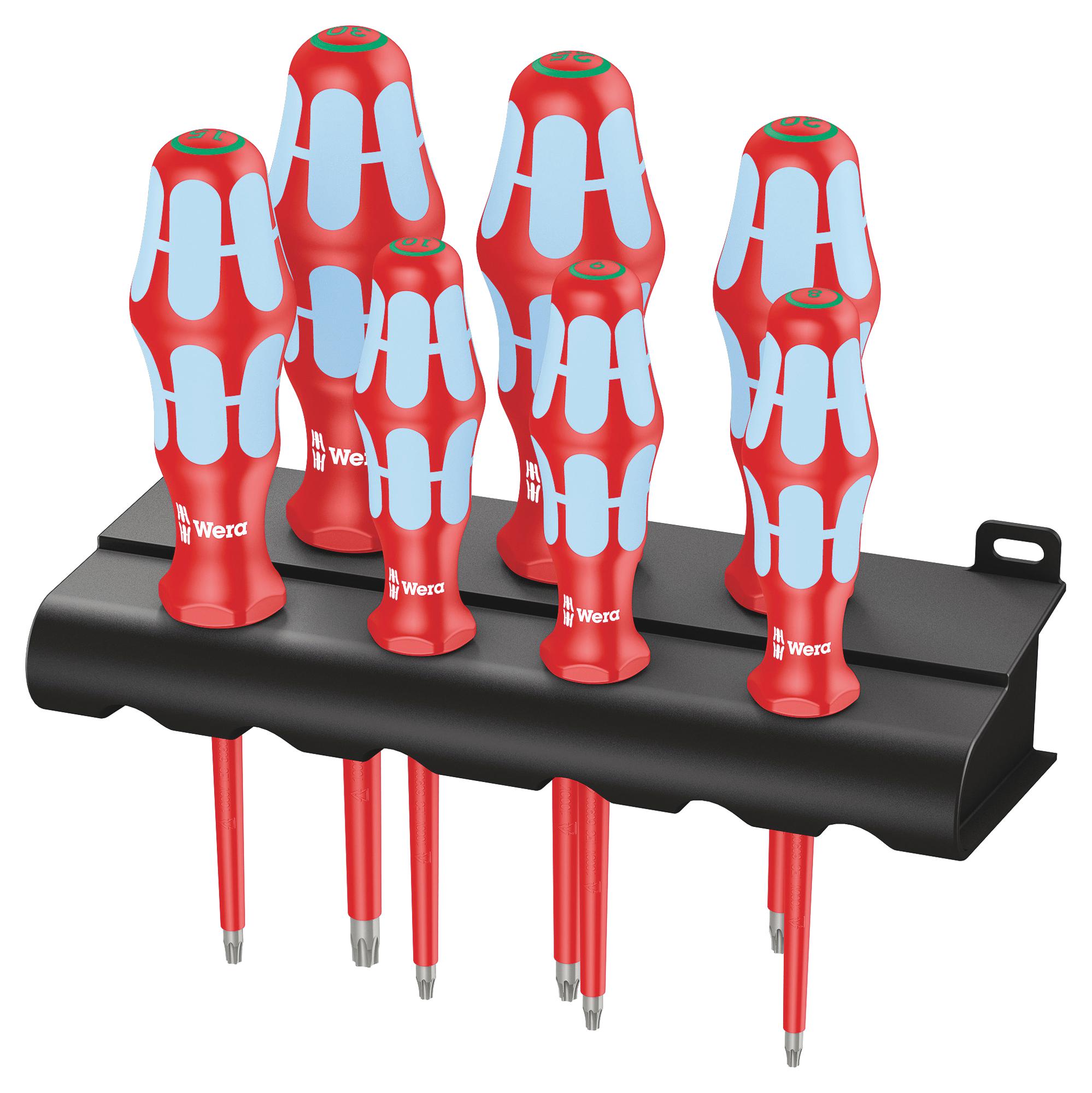 3167 I/7 TORX® SCRWDRVR SET TORX, STAINLESS AND RACK WERA