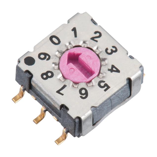 428542320816 ROTARY CODED SW, HEX, 0.1A, 42VDC, SMD WURTH ELEKTRONIK