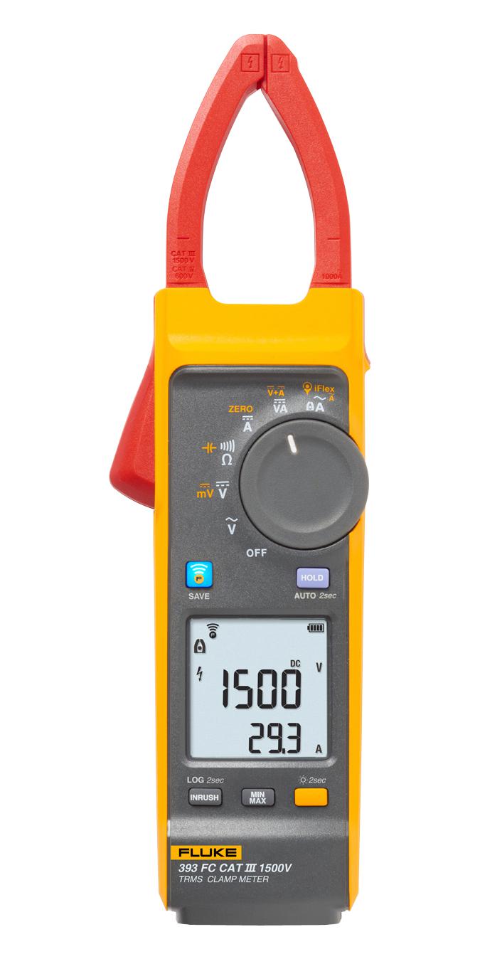 FLUKE-393FC/E CLAMP METER, I-FLEX PROBE, 2.5A, TRUERMS FLUKE
