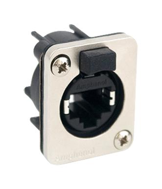 RJXS8FD5VB RJ45 CONNECTOR, JACK, 1PORT, PANEL AMPHENOL SINE/TUCHEL