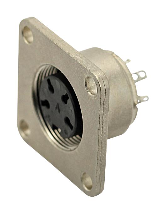 C09131T0041002 CIRCULAR CONN, RCPT, 4POS, PANEL AMPHENOL SINE/TUCHEL