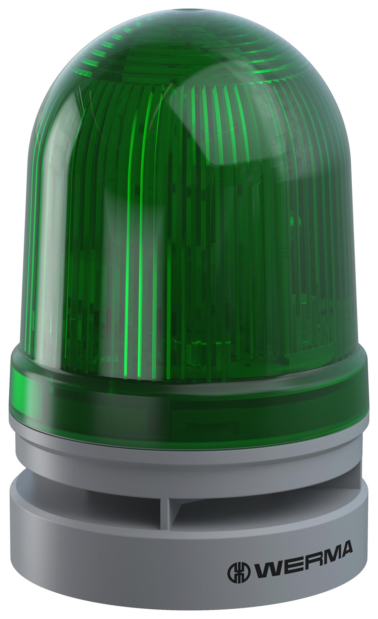46121060 BEACON, TWINLIGHT, GREEN, 110DBA, 230VAC WERMA