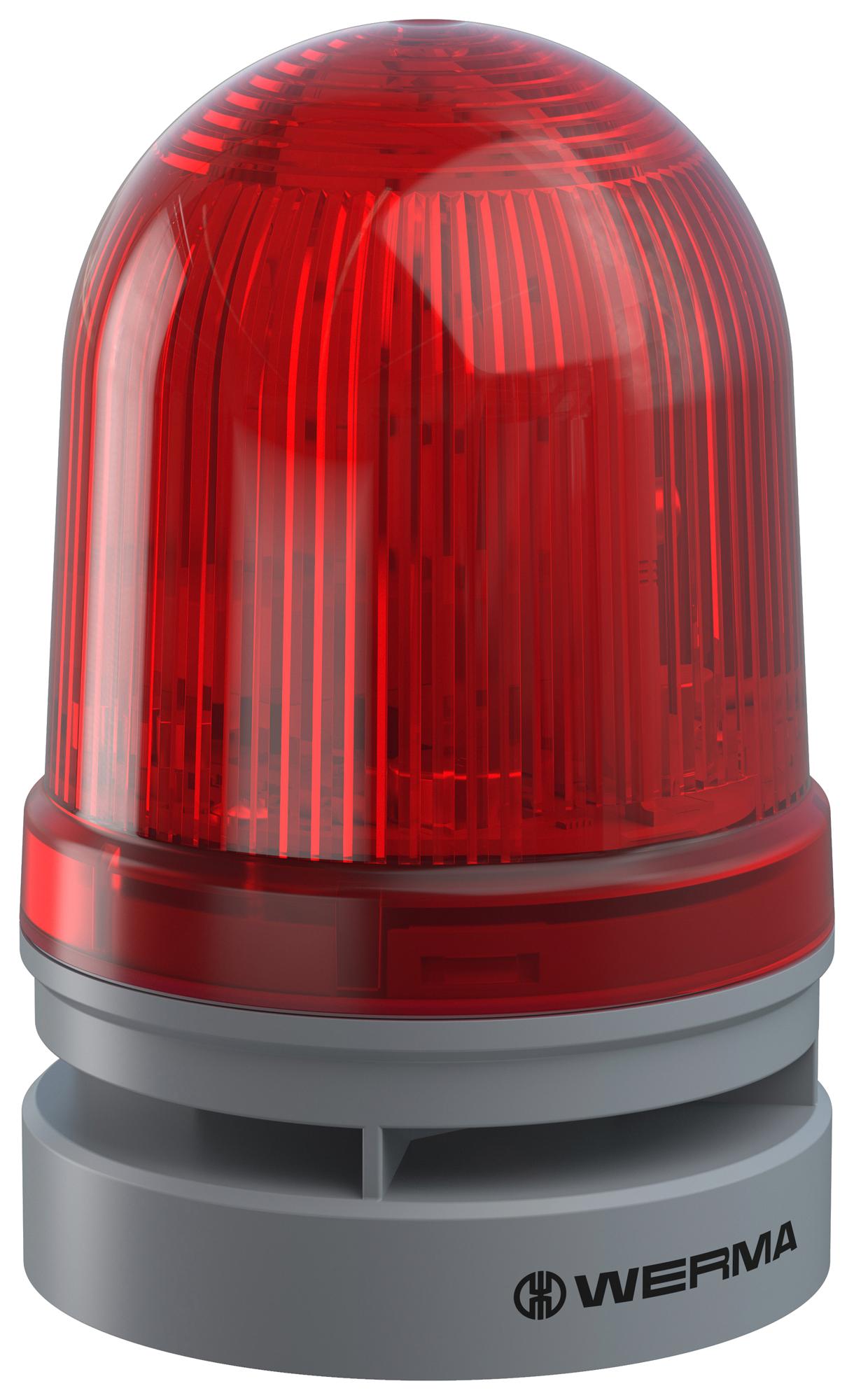 46111060 BEACON, TWINLIGHT, RED, 110DBA, 230VAC WERMA