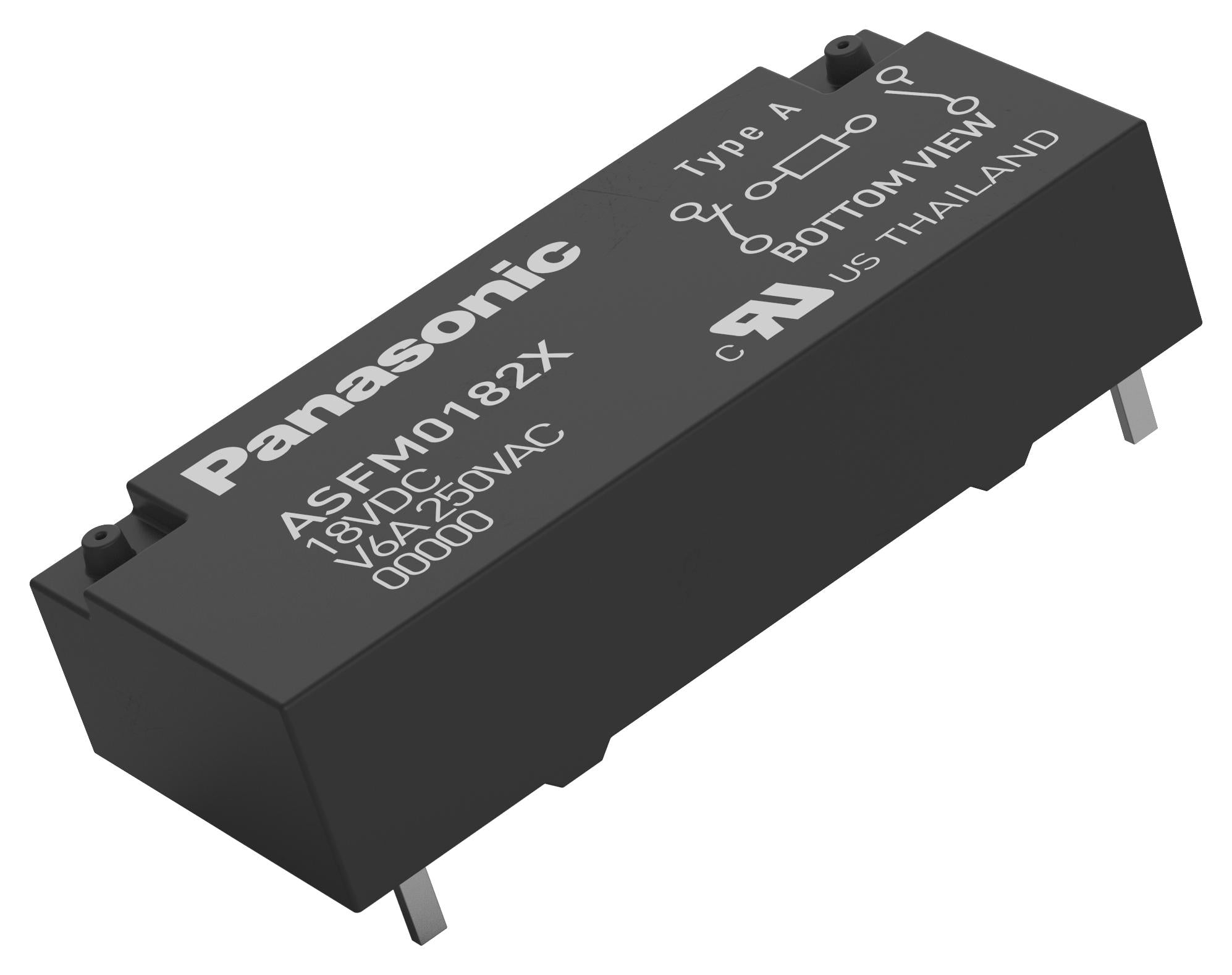 ASFM0242S SAFETY RELAY, SPST, 24VDC, 6A, THT PANASONIC