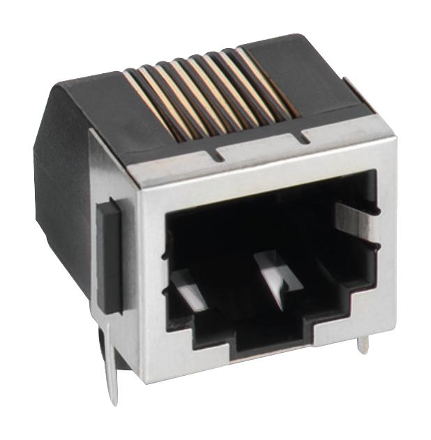 615008143521 RJ45 CONN, R/A JACK, 8P8C, 1PORT, TH WURTH ELEKTRONIK