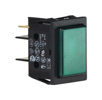MP008567 NEON INDICATOR, GREEN, RECTANGULAR, 250V MULTICOMP PRO