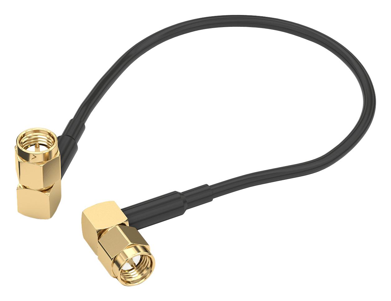 65501510315301 CABLE ASSY, R/A SMA PLUG-PLUG, 152.4MM WURTH ELEKTRONIK