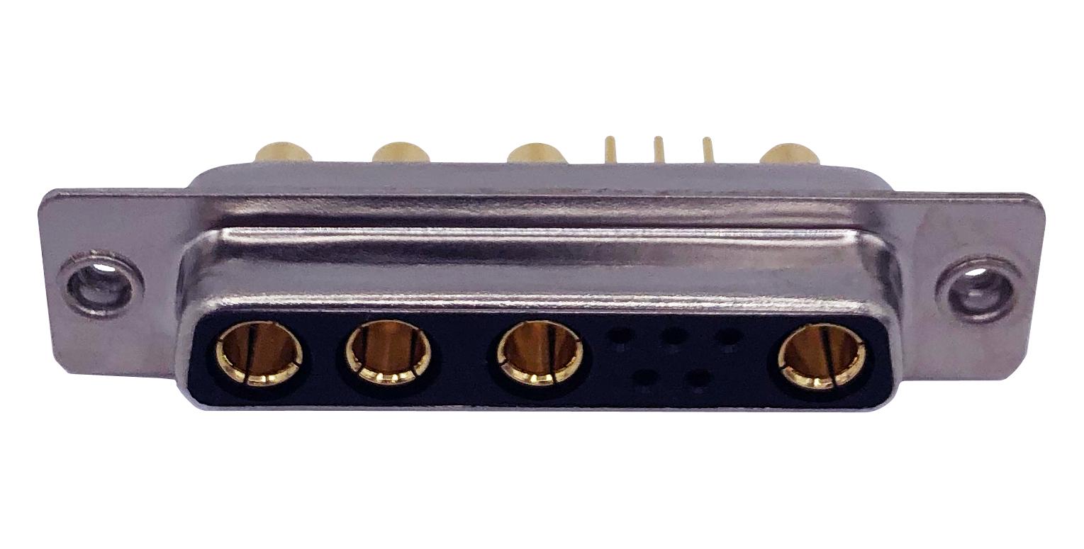 681M9W4203L141 COMBO D-SUB CONN, RCPT, DB-9W4, TH NORCOMP