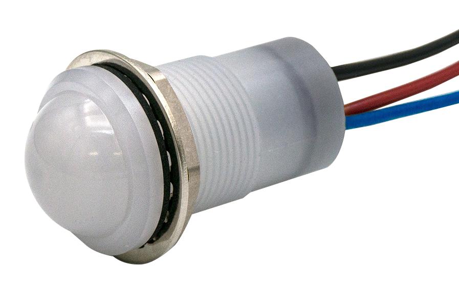 657-2425-303F PANEL INDICATOR, RED/BLU, 17.46MM, 30VDC DIALIGHT