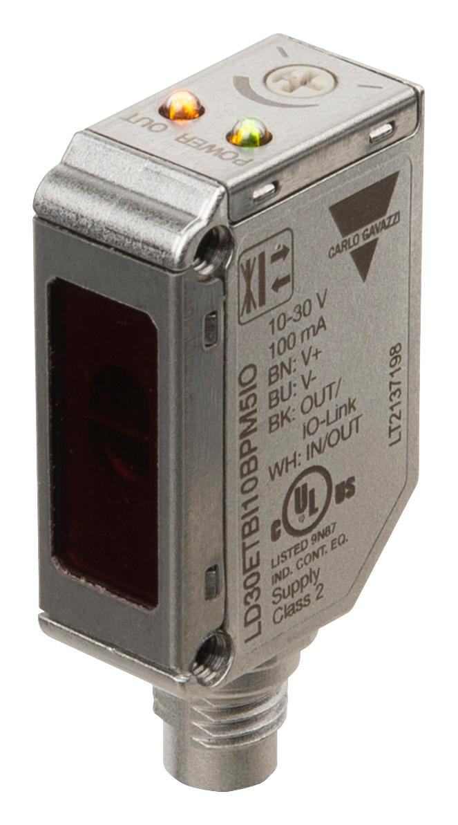 LD30ETBI10BPM5IO PHOTO SENSOR, PUSH PULL/NPN/PNP, 1M, TOF CARLO GAVAZZI