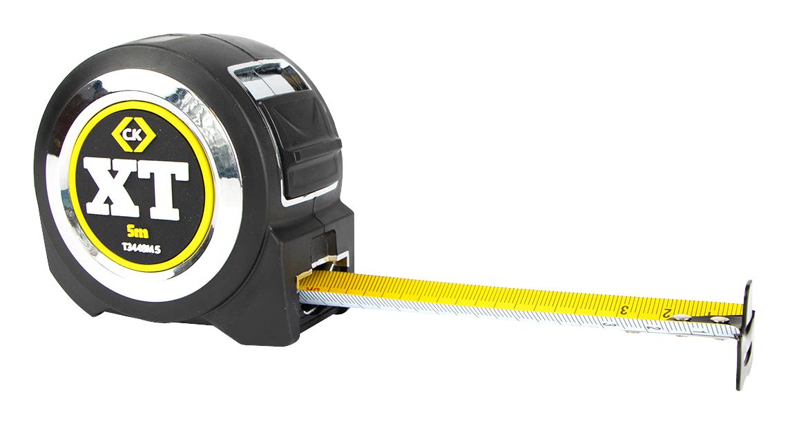 T3448M 5 TAPE MEASURE XT, MANUAL, 5M CK TOOLS