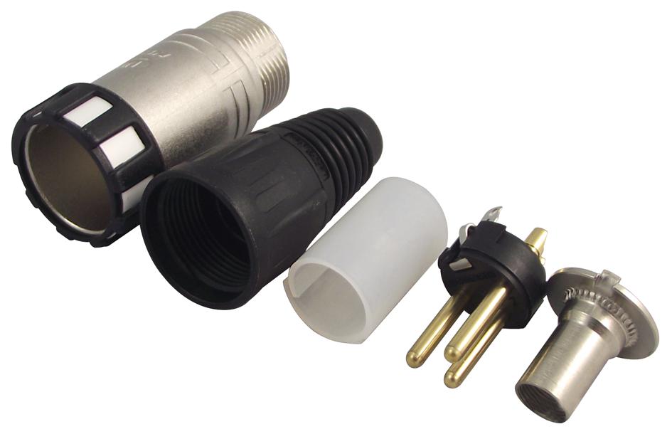 NC3MXCC PLUG, XLR, FREE, 'DIGITAL', 3POLE NEUTRIK