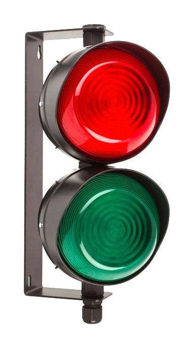 LED-TL-02-02-04 TRAFFIC LIGHT, RED/GREEN, CONTI, 30V MOFLASH SIGNALLING