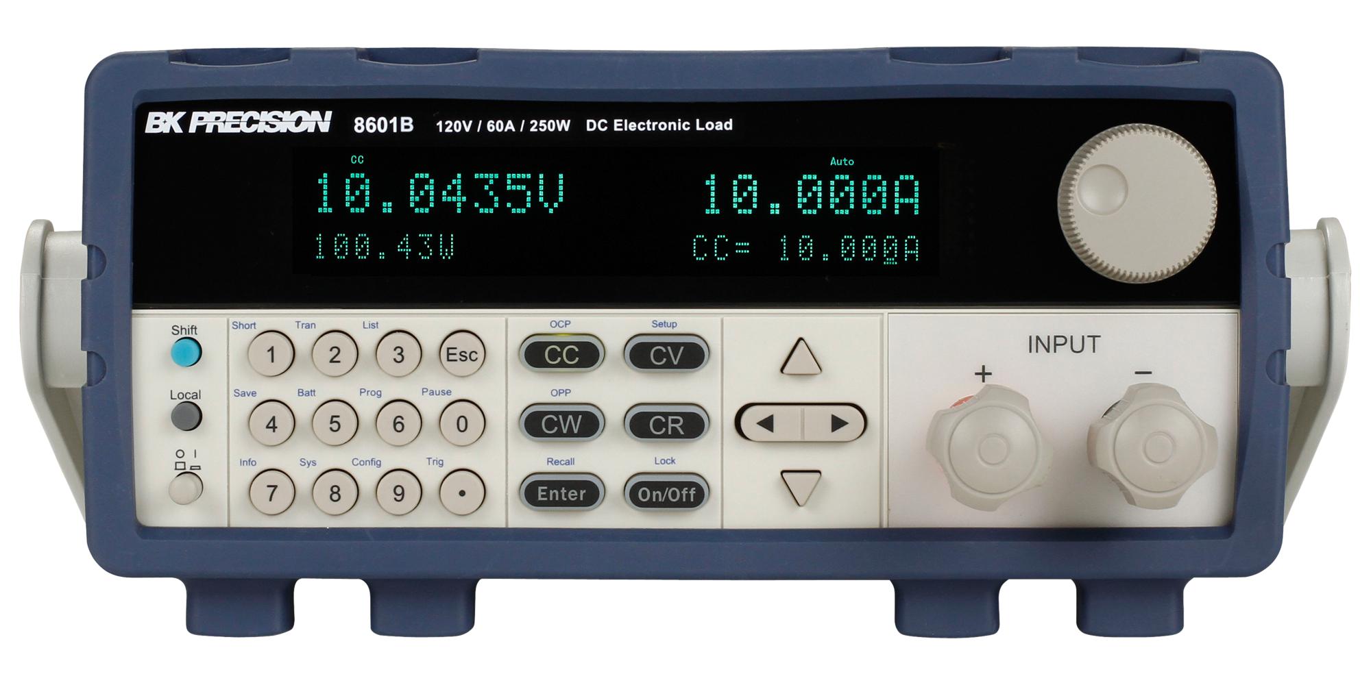 BK8601B DC ELECTRONIC LOAD, PROGRAMMABLE, 250W B&K PRECISION