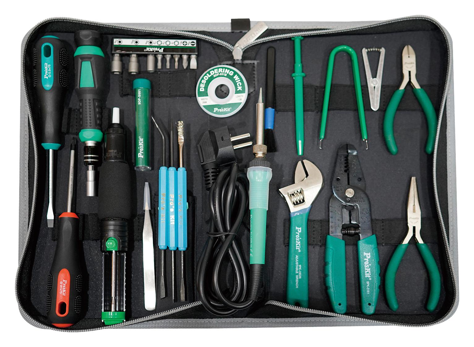PK-810C BASIC PC / NB RPAIR TOOL KIT W/ UK PLUG PROSKIT INDUSTRIES