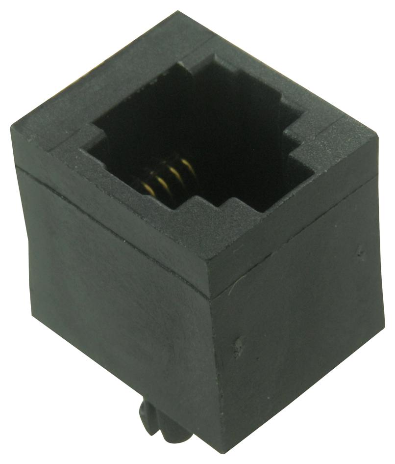 MHRJJ66NFV MODULAR, JACK, VERTICAL, RJ12, 6P6C MH CONNECTORS