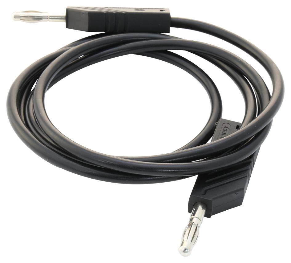 934063100 TEST LEAD, BLK, 1M, 60V, 32A HIRSCHMANN TEST AND MEASUREMENT