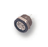 651-0700 SOCKET, DIN, PANEL, BLACK, 7POLE DELTRON COMPONENTS