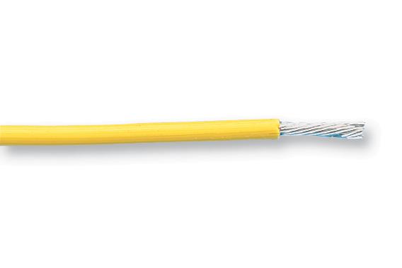 SPC00443A006 100M WIRE, PTFE, A, YELLOW, 7/0.2MM, 100M BRAND REX