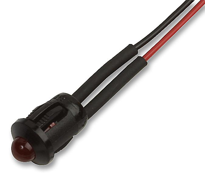 T000205 LED INDICATOR, PANEL MNT, 8MM, RED CML INNOVATIVE TECHNOLOGIES