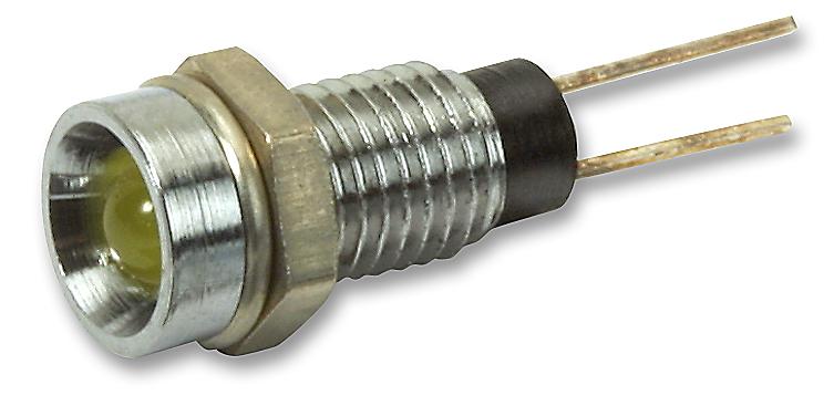 DX1116/YL LED INDICATOR, 4MM, AMB BULGIN LIMITED