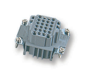 09 16 024 3101 INSERT, FEMALE, HAN24DD, CRIMP HARTING