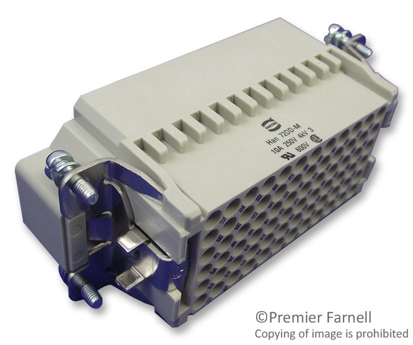 09 16 108 3001 INSERT, MALE, HAN108DD, CRIMP HARTING