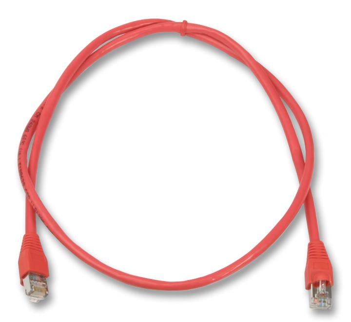 2996-3R PATCH LEAD, CAT6, RED, 3M VIDEK