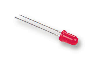 HLMP-D150 LED, 5MM, RED, 3MCD, 637NM BROADCOM