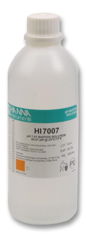 HI-7007L PH BUFFER, BOTTLE, 500ML HANNA INSTRUMENTS