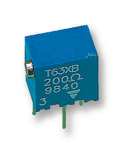 T63XB103KT20 TRIMMER, POT, 10K, 15TURN, THD VISHAY