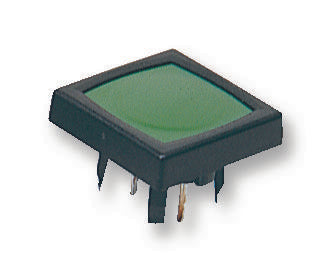 12411100795 SWITCH, SPNO, SQUARE, GREEN SCHURTER