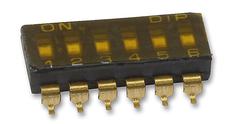 MCDM(R)-06-T SWITCH, DIL, SMD, 6WAY MULTICOMP PRO