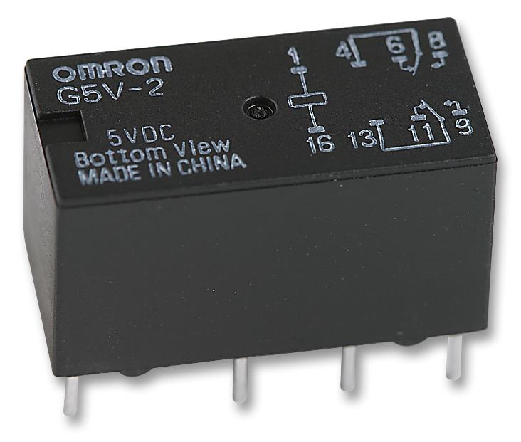 G5V-2  DC5 RELAY, SIGNAL, DPDT, 30VDC, 2A OMRON