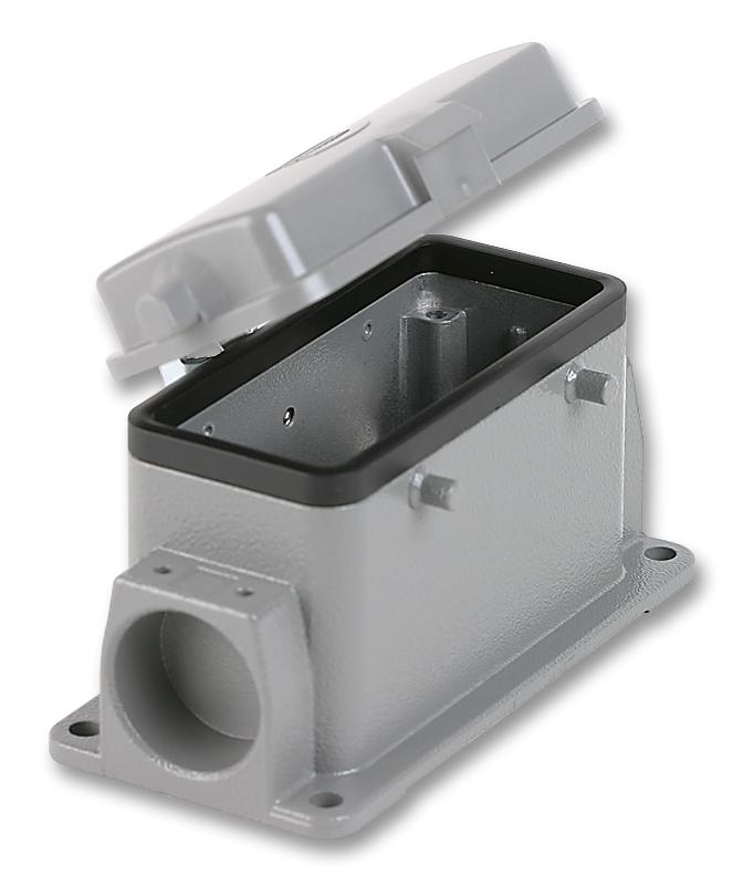 09 30 016 1220 HOUSING, SURFACE, HAN16B, PG21 HARTING