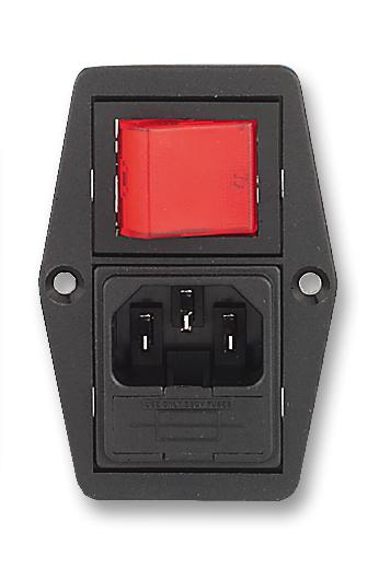 BVB01/Z0000/11 INLET, IEC, DP, RED, ILLUMINATED BULGIN LIMITED