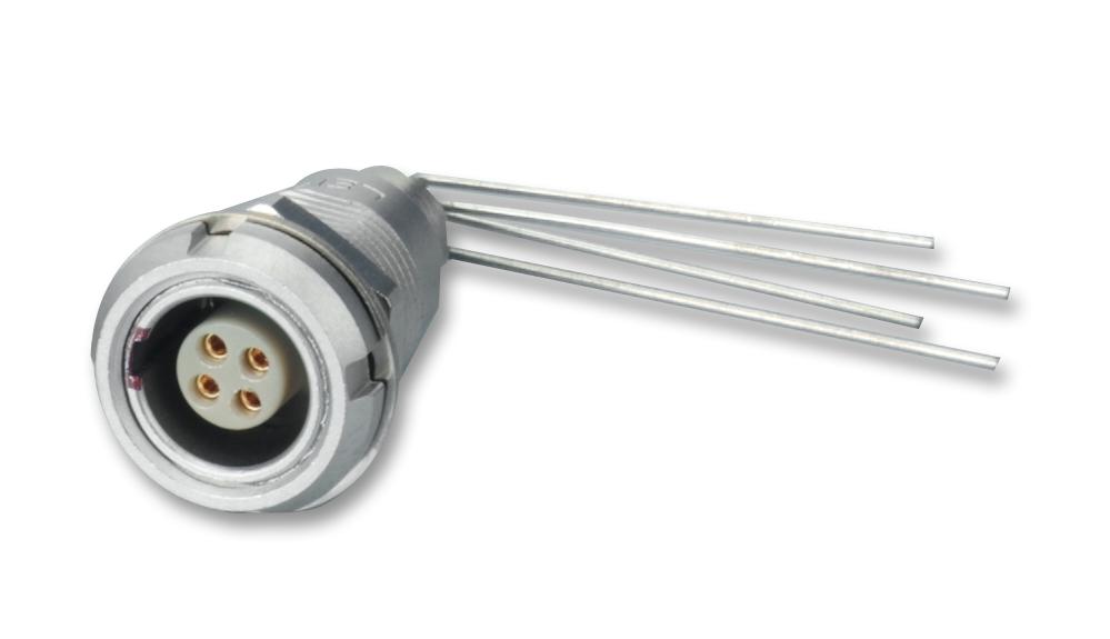 ECG.1B.306.CLV SOCKET, PANEL MOUNT, 1B, R/A, 6WAY LEMO