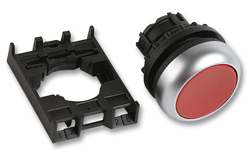 M22-D-R+M22-A OPERATOR W/ BRACKET, 22MM PB SWITCH EATON MOELLER