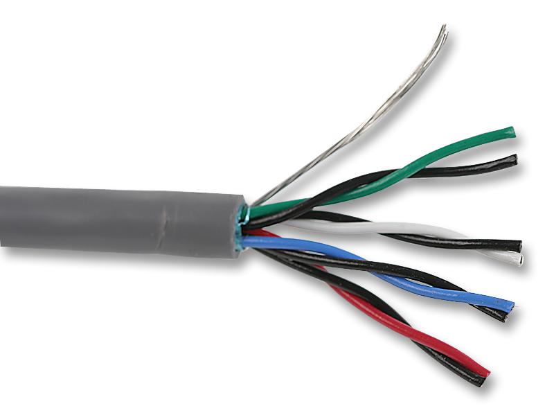5475L SL005 CABLE, 24AWG, LSZH, 5 PAIR, 30.5M ALPHA WIRE