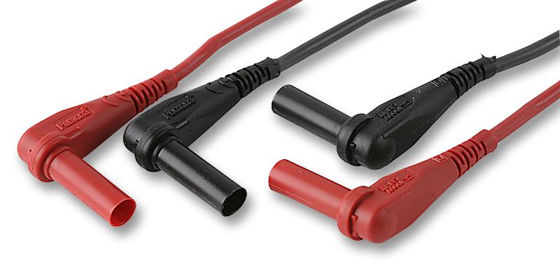5909A TEST LEAD SET, BLK/RED, 1.219M, 1KV, 10A POMONA