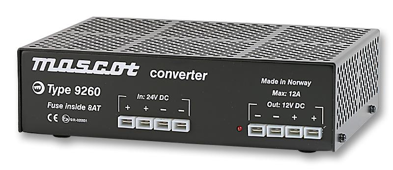 9970 24/12V CONVERTER, DC/DC, 276W, 24/12V MASCOT