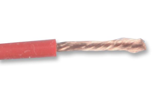61.7610-22 WIRE, SILICON, RED, 2.50MM, 25M STAUBLI
