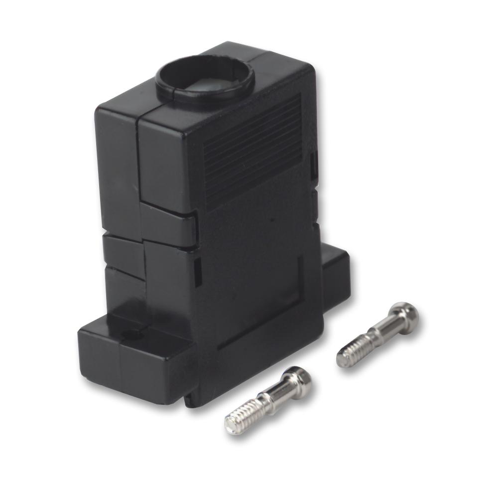 MHCCOV-15SC-BK BACKSHELL, D, BLACK, 15WAY MH CONNECTORS